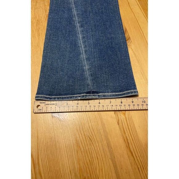 True Religion flare Disco Joey Big T Denim Women’s size 29 Made In USA Y2K 00’s - Picture 8 of 12